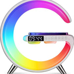 Parlante Lampara G Reloj Digital